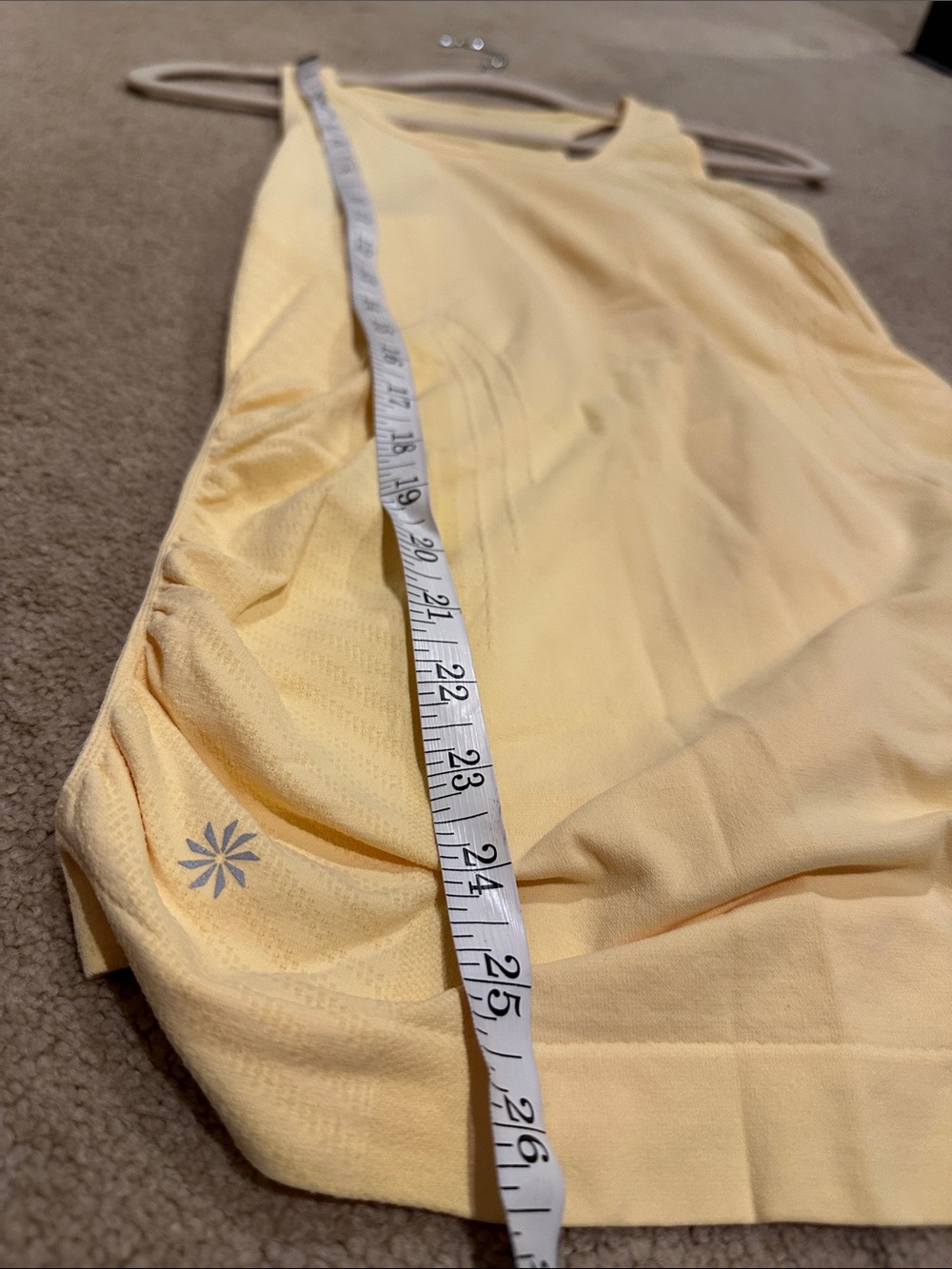 Athleta Lemon Yellow Racerback Tank Top - Picture 4 of 4